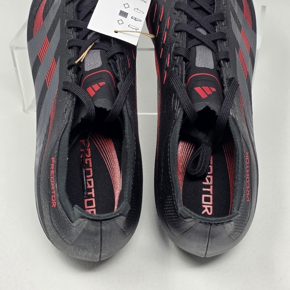 adidas Predator League Firm Ground Soccer Cleats ID1328 Mens Size 10 Black New
